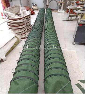 China SGS 4 Inch Collector Dust Filter Bag Wear Resistance For Power Cement Plant for sale