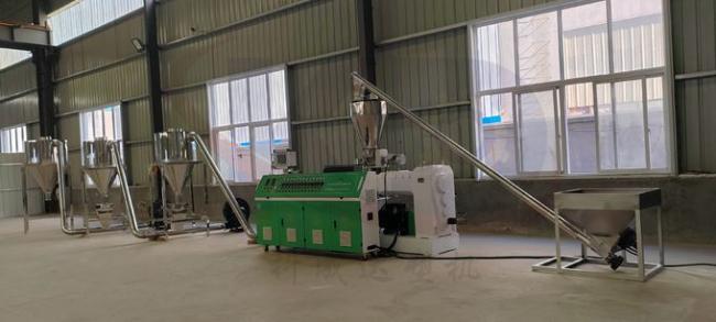 SJZ65/132 PVC Plastic Recycling Granulator Machine Hot Cutting Plastic Recycling Plant 0