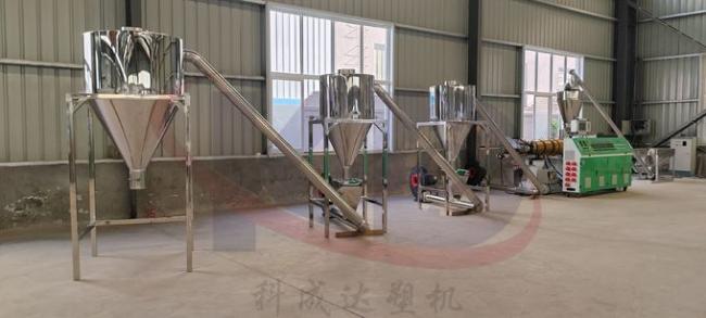 SJZ65/132 PVC Plastic Recycling Granulator Machine Hot Cutting Plastic Recycling Plant 2