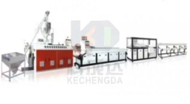 16 - 32mm Four Cavity Plastic Pipe Extrusion Line Pvc Conduit Pipe Making Machine 0