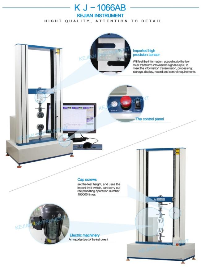 Hot Sale Plastic Rubber Tensile Strength Testing Machine