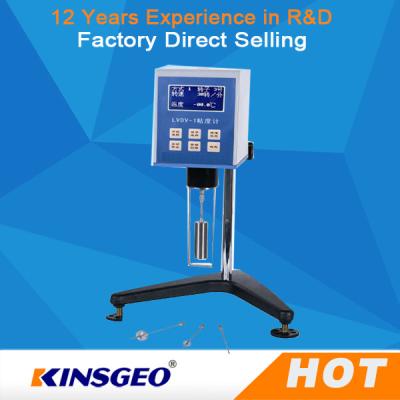 China Backlight LCD Digital Display High Temperature Viscometer With LCD Backlight for sale
