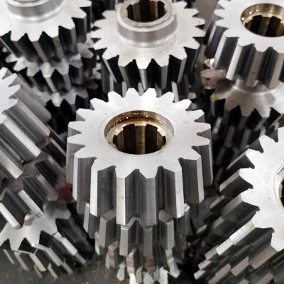 China 7 Module Miter Straight Bevel Gears With Internal Splines for sale