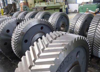 China Normalizing AISI 4140 Double Helical Gears Forging Steel Herring Bone Gear for sale