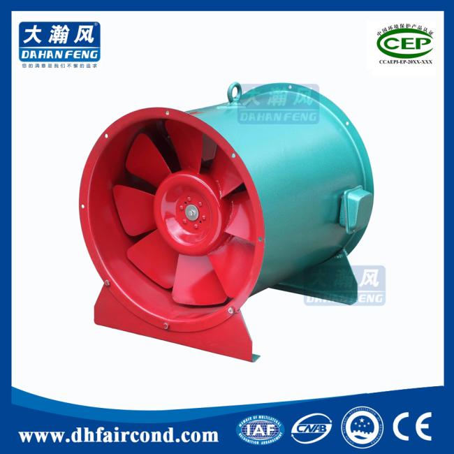 DHF industrial commercial Fire-fighting smoke-exhaust fan with high temp air exhaust ventilation blower fire smoke fan