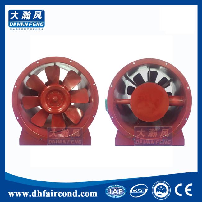 HTF (A) fire and high temperature exhaust gas turbine fire protection ventilation fans