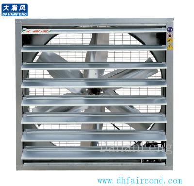 China DHF belt type exhaust fan / vacuum fan/poultry greenhouse fan 400mm thickness for sale