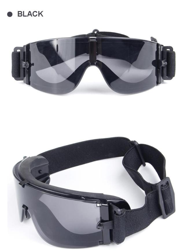 Bulletproof Anti-Scratch Custom Safety Glasses UV400 Protective Military Goggles 2018