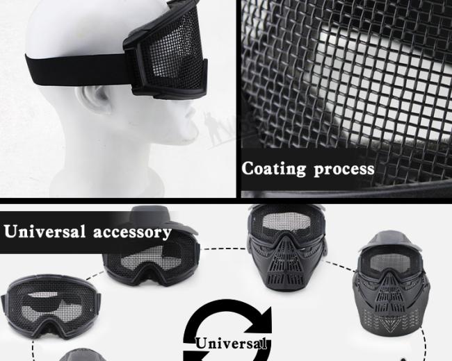WoSporT Wholesale transformer hunting goggle outdoor military airsoft paintball tactical safety goggle with steel mesh