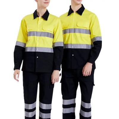 中国 Jacket Workwear Uniforms Pants Shirt Workwear Construction Site with Hood Set Working Clothes 販売のため