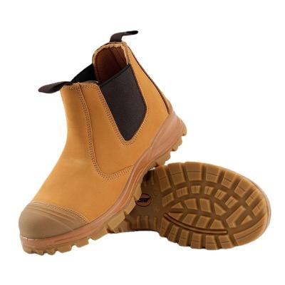 China Elastic Chelsea Boot Cowhide Safety Shoes for sale