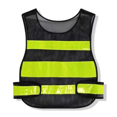China Breathable Patrol Reflective Clothing Traffic Road Security Mesh Reflective Vest Safety Vest Wholesale for sale