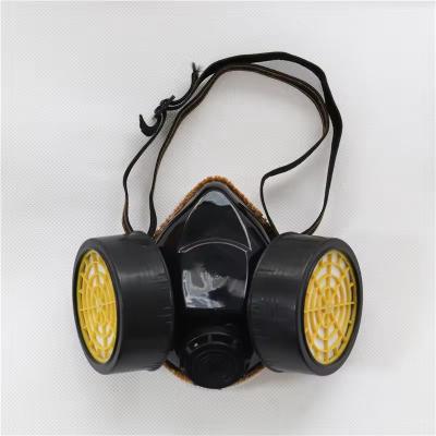 China Professional High Quality Anti Harmful Gas Anti-Dust Spray Chemical Gas Dual Cartridge Respirator Paint Filter Mask à venda