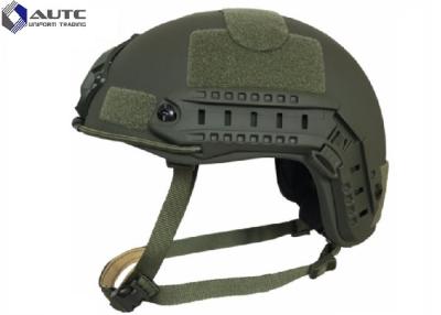 中国 Aramidの戦術的な隆起のヘルメット、防止軍のケブラーのヘルメットの湿気 販売のため