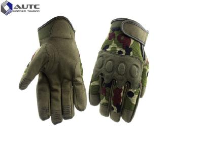 China Camo Military Tactical Gloves Mix Blended Material High Strength Touch Screen Compatibile for sale