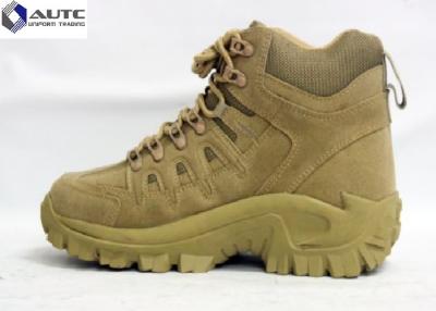 China Anti Slip Military Tactical Shoes Mid Calf Sports Hiking Weather Resistant for sale