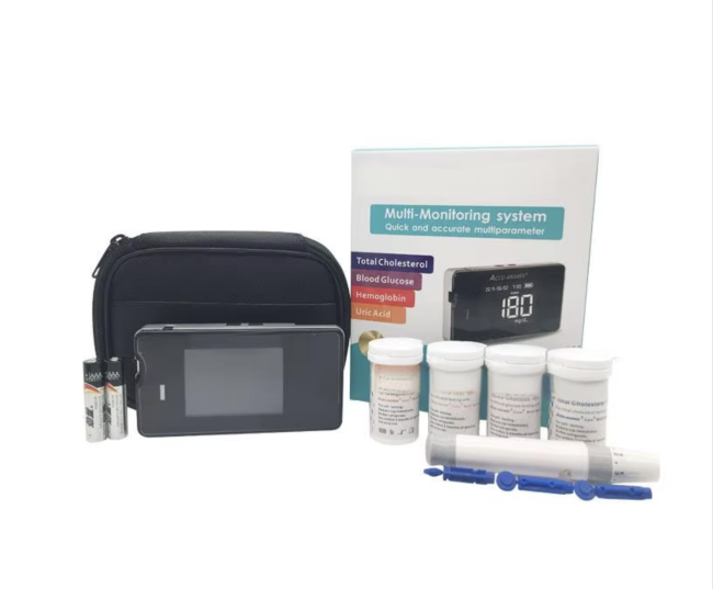 Multi-function health testing device front view