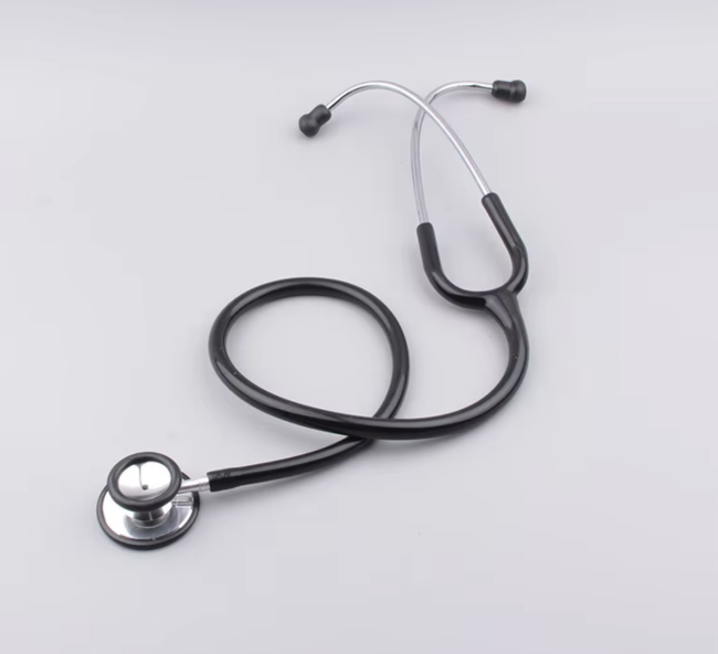 Durable Metal Stethoscope side view
