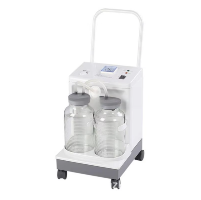 Portable Electric Aspirator front view showing controls and display