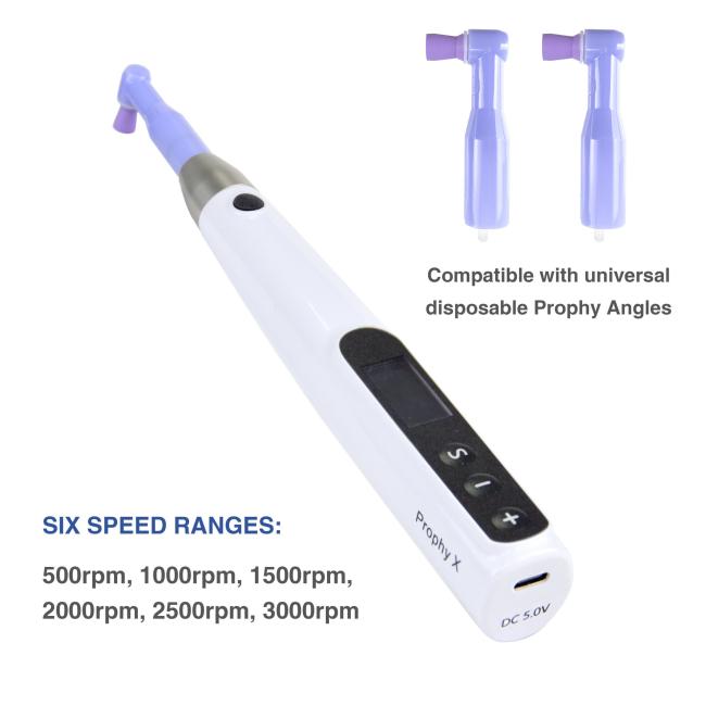 Cordless Prophy Handpiece with accessories