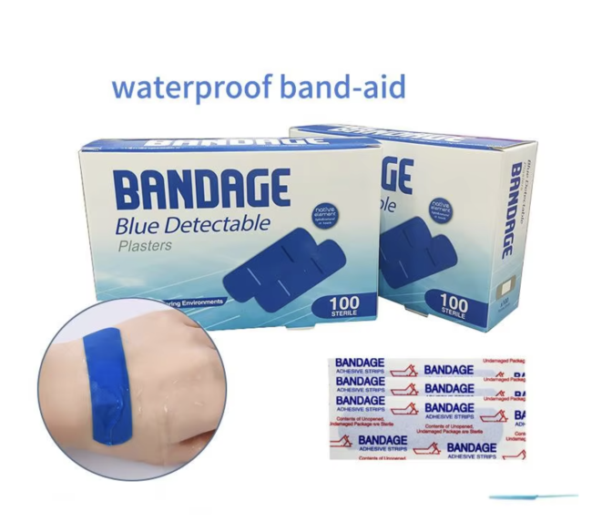 Large Breathable Band-Aid showing adhesive side