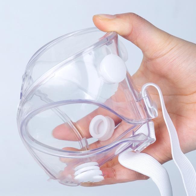 Medical Seal Goggles demonstrating ergonomic nose bridge design