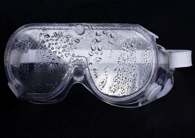 Medical Seal Goggles side view showing ventilation holes