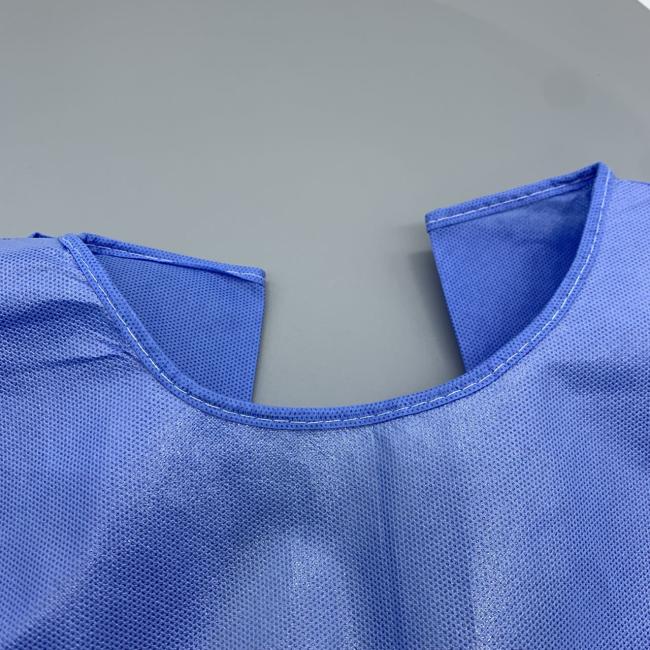 Disposable protective gown package showing multiple units