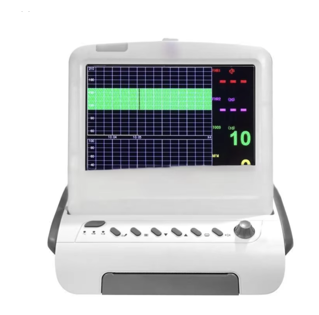 Electric Fetal Heart Monitor front view showing display screen