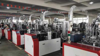 China High Potency Fully Automatic Paper Cup Machine With Multi Working Station for sale