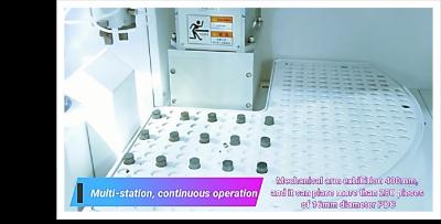 中国 サーボ 高精度回転軸 CNC ファイバーレーザー切断機 100W PLC制御システム 販売のため