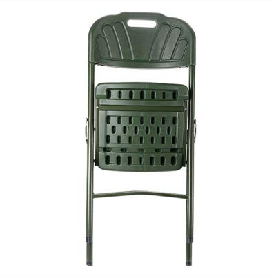 China Blow Molded Portable Camping Chair Camping Gear Military Green Command Chair Wholesale for sale