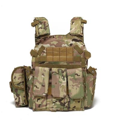China 600D MOLLE Tactical Vest Camouflage Nylon Multi Functional 1.1kg for sale