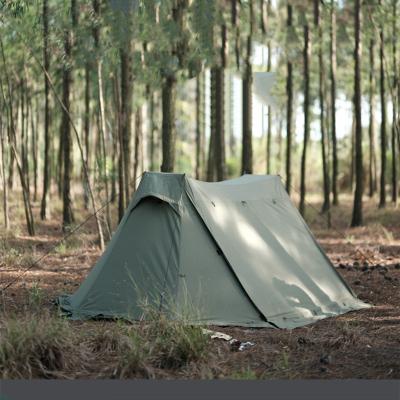 China Camping Tent Waterproof Picnic 2 Persons Military Camping Gear Oxford Army Green Tents for sale
