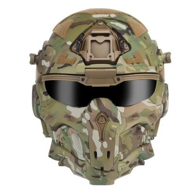 China ABS Nylon Full Face Tactical Helmet For 52-62CM Head Circumference for sale