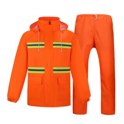 中国 ポリエステル タフタの反射安全衣類の防水コーティングの高い可視性のコート 販売のため