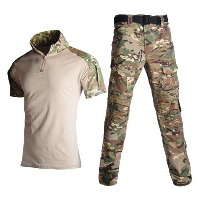 China Camouflage Short-Sleeved Frog Suit Set Without Protective Gear for sale