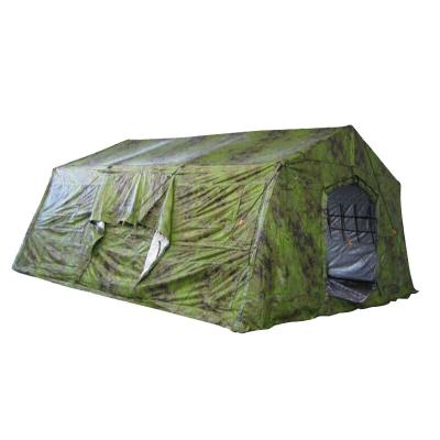 China 30㎡ Waterproof Windproof Frame Tent Command Field Folding Camouflage Tent for sale
