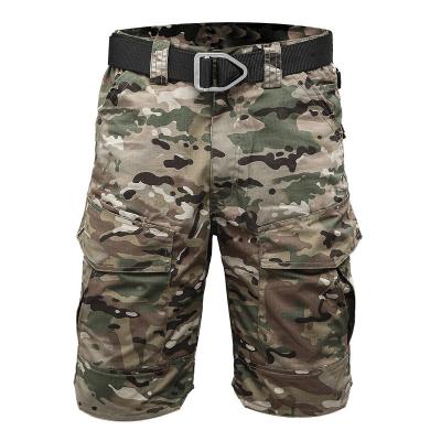 China Summer Thin Tactical Pants Quick Dry Camouflage Shorts Multi-Pocket Work Pants for sale