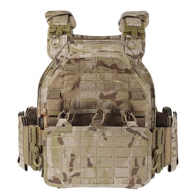 China Multicam Arid Multifunctional Quick Release Army Tactical Molle Vest for sale