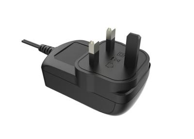 China UK 3 Pin AC DC Wall Mount Power Adapter 100 - 240Vac Wall Plug Power Adapter for sale