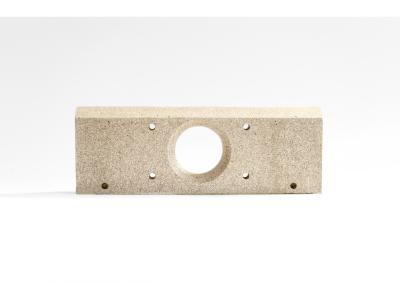 China Furnace Vermiculite Fire Brick Sheet , Durable Fire Resistant Board Behind Stove for sale