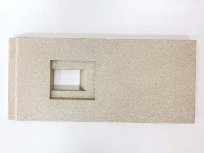 China Practical Nontoxic Brick Fire Board , Fireproof Vermiculite Brick Effect Fire Board for sale