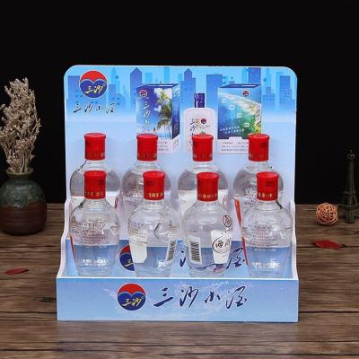 China CMYK K3 Corrugated Drinks Display Stand for sale