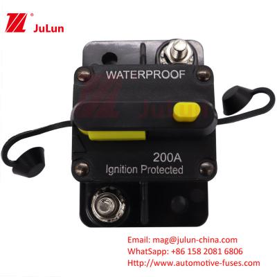 China Yacht RV 0A-300A Yacht RV Switch Fuse Automatic Reset 12-48v Switch Fuse Holder Protector for sale
