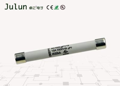 中国 評価される光起電Dcの高圧ヒューズ1500のボルト10x85mmの30 KA容量を壊します 販売のため