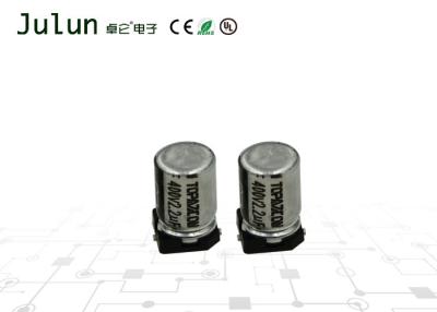 China 400V 2.2UF 105°C ±20% SMD Aluminum Electrolytic Capacitor 6.3×9mm TF -5000 Hours for sale