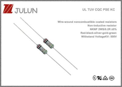 China Noncombustible do resistor da ferida do fio de 125V 250V revestido à venda
