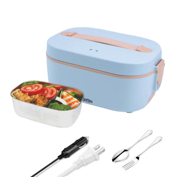 Quality CE Electric Lunch Boxes 1.5L Portable Leak Proof Stainless Steel Food Container for sale