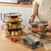Quality Airtight Plastic Leak Proof Lunch Containers Stackable Sustainable for sale